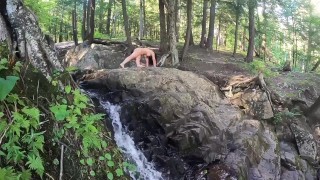 Just me doing some outdoor stretching enjoying nature.  Nothing hardcore in this one!