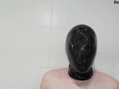 Latex spitplay through very small holes (TRAILER)