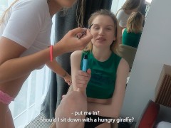 Fucked and cum on my face while I was doing Milka makeup. NEW with title - Screenshot 2 of 16 - Blowjob