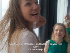 Fucked and cum on my face while I was doing Milka makeup. NEW with title - Screenshot 8 of 16 - Blonde