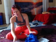 Preview 2 of yoga pants unboxing and try on. JOin my website for more yoga workouts