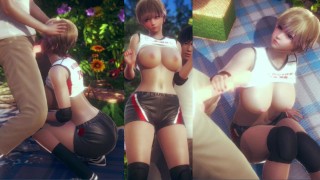 Ero Game Honey Select 2 Libido A 3D Cg Anime Video Of A Cheeky Short Blonde Gal From The Volleyball Club With Huge