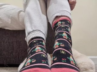 Sexy motif socks play