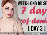 Preview 3 of DAY 3 JOI AUDIO SERIES: 7 Days of Denial by VauxiBox (Edging) (Jerk off Instruction)