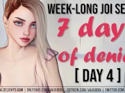 Preview 3 of DAY 4 JOI AUDIO SERIES: 7 Days of Denial by VauxiBox (Edging) (Jerk off Instruction)