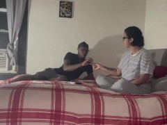 Video BigDaddyKJ: Big Booty Latina MILF Squirts On Daddy’s Big Black Cock | Preview