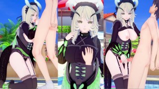 【エロゲーコイカツ！】遊戯王 ドラゴンメイド・チェイム3DCG巨乳アニメ動画[Hentai Game Koikatsu!sunshine YuGiOh! Chamber Dragonmaid]