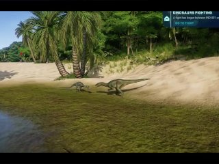 Dinosaurs_Fighting I-Rex,T-Rex, I-Raptor, Scorpio - Jurassic World Evolution