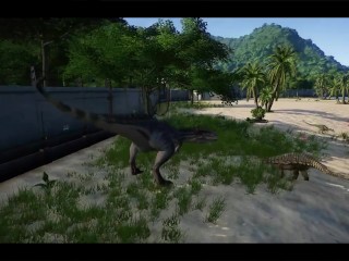 Dinossauros Lutando Contra I-Rex, T-Rex, I-Raptor, Escorpião - Evolução Mundial Jurássica