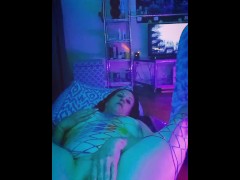 Slut Playing for the Camera and Trying to be Quite so Daddy Doesn't Cum In