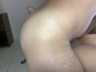 Hot Student Raised her Legs up and Gave me Hot with Horny and with several Intense Orgasms