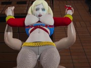 Preview 6 of Harley quinn is fucked in public against the wall and sucks the cock making eye contact very tasty