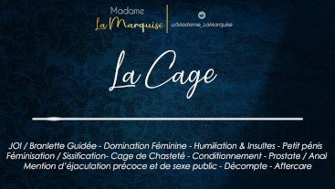 La Cage [Audio Porn Français JOI Cage Sissy SPH Après Anal FemDom]
