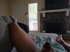 Black Dick Cum Squeeze (Cumshot)