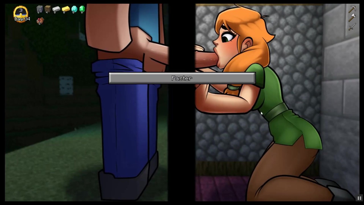 Alex do minecraft pelada