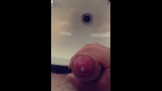pov squeezing the cum out my young cock