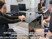 Preview 1 of Vitoria Vonteese and Mr Pine - Giantess Pov 1 - Lawyer step on loser rapper for trying to trick her