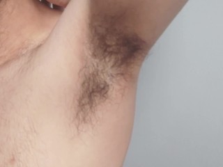 Scratching my Hairy Chest and Armpits