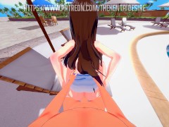 A DATE WITH SOHEE AT THE BEACH 🥰 GUARDIAN TALES HENTAI