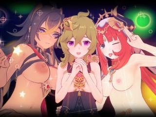 Genshin Impact SEX Montage - Dehya Collei Nilou Amber Yae Raiden Eula Ayaka Yoimiya Jean Lisa Rosa
