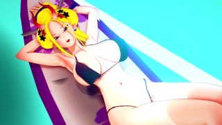ONE PIECE HENTAI AT THE BEACH WITH BLACK MARIA