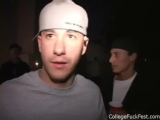 Busty college whore takes cumshot