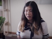 Preview 1 of Korean School girl caught cheating by professor (Trailer)