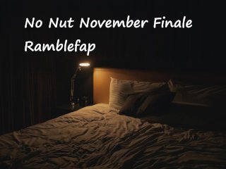 no nut november, male moans, masturbation, loud orgasm