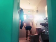 Preview 1 of After fucking he recorded my neighbor in the bathroom