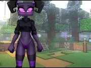 Preview 5 of EnderGIRL RIDES My FACE Of ITS BLOCKNESS - Hornycraft Endergirl Route