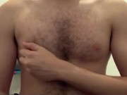 Preview 3 of Showing off my HAIRY CHEST and ARMPITS