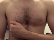 Preview 4 of Showing off my HAIRY CHEST and ARMPITS