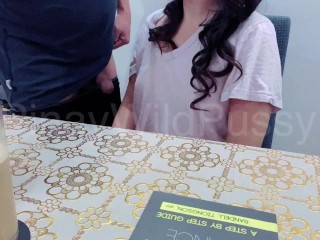 Wild Sexy Pinay Gets Fucked and Creampied_By Her_Driver At The Dining Table