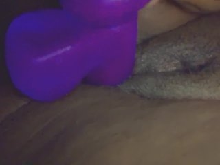 BBW slut plays with sticky pussy 🍯