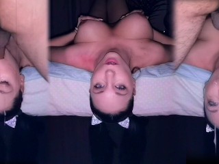 Пожалуйста, трахни меня в горло Удивительная Небрежная Глубокая Глотка Вверх Ногами