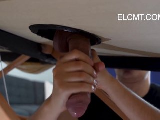 Milking big latino cock