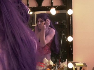 Real Futanari Widowmaker Detrás De Escena Cosplay Time-Lapse Transición Teaser