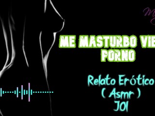 I Masturbate Watching Porn - Erotic Story - ( ASMR ) - Real Voice and Moans