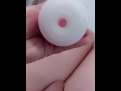 Trying new toy Tenga from Japan 