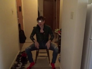 Cum Dancing Performance on A Chair with Maolo!