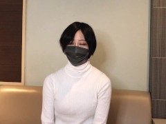 Video ショートカット美女のフェラとイラマを味わい尽くす→ごっくん①。Taste the blowjob and deep-throating of a beautiful short-cut girl ①