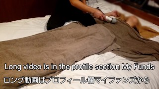 【ギャル】電マで全身マッサージ。ロング動画はプロフィール欄マイファンズで公開中です！性感マッサージ、ハメ撮り、sex toys Japanese massage