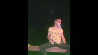 Outdoor sissy clitty play porn video thumbnail
