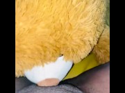 Preview 2 of Horny wet humping my teddy bear
