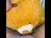 Preview 5 of Horny wet humping my teddy bear