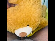 Preview 6 of Horny wet humping my teddy bear