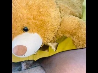 exclusive, dry humping, pussy licking, humping teddy bear