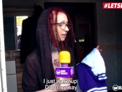Video LETSDOEIT - Jezzicat Masturbates Before Taking Cock At The Showers