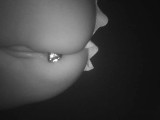 MICRO SKIRT NO PANTIES BUTT PLUG AT CLUB