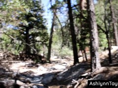 Babe Gives Big Dick a Public Blowjob and Cumshot on Busy Hiking Trail - Screenshot 4 of 16 - Dick Sucking Lips
